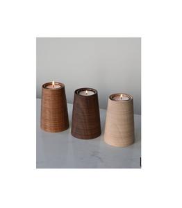 Bougeoir en bois fabriqué à la main avec finition rustique parfait pour la décoration de la ferme et le style intérieur sur le thème vintage - Product Image 5