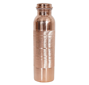 <b>Black</b> And Gold Enamel Leak Proof Copper <b>Water</b> <b>Bottle</b> For Outdoor Home Office Gifting Use Pure Copper <b>Water</b> <b>Bottle</b> With Lid - Product Image 5