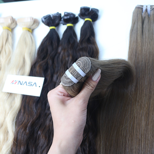 Extensions de cheveux Remy vierges vietnamiens lisses blonds de 26 pouces, double trame, super double tiré, 100g, de la marque NASA HAIR VIETNAM - Product Image 1
