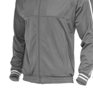 Costume pour homme coupe-vent en polyester léger avec logo personnalisé Ensemble de survêtements coupe-vent en nylon à fermeture éclair de qualité supérieure - Product Image 5