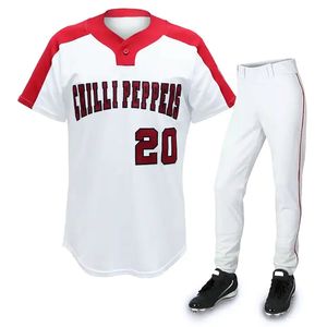 Uniformes de Béisbol de Primera Calidad, Tejido Elástico Transpirable, Costuras Reforzadas, Contorno Flexible, Ropa Deportiva para Equipos Juveniles y Adultos - Product Image 1