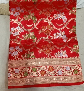 Sari en soie pure/Sari en soie tissé à la main/Sari en soie de mariée/Sari en soie de créateur/Sari en soie traditionnel/Sari en soie du sud pour mariage - Product Image 6