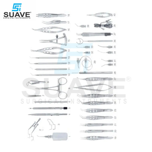 Juego de Instrumentos Quirúrgicos Oftálmicos Micro Eye, Diseño de Logotipo Personalizado, Juego de Instrumentos Oftálmicos de SUAVE SURGICAL INSTRUMENTS - Product Image 2