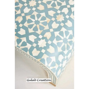 Modern Handmade Bone Inlay <b>Coffee</b> <b>Table</b> with Resin & MDF Washable Design-New Arrival Living Room Furniture for Home Use - Product Image 4