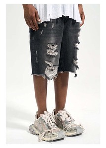 <b>Y2K</b> Men Summer Fashion Denim Cotton Vintage Washed Jorts for Men Streetwear Denim <b>Shorts</b> Oversized Denim Jeans <b>Shorts</b> for Men - Product Image 4