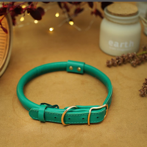 Leathe Color Full Personalized Dog <b>Collars</b> for Shaggy Dogs - Customized Dog <b>Collar</b> for Greyhound and Whippet - Product Image 1