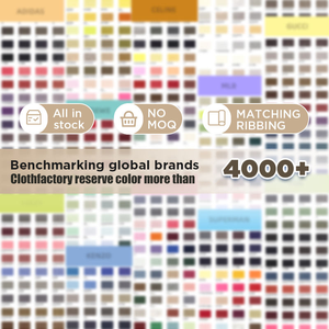 Tissu d'été respirant en jersey uni 100 % coton biologique peigné tricoté 235 g/m² teint en fil unique - Product Image 4