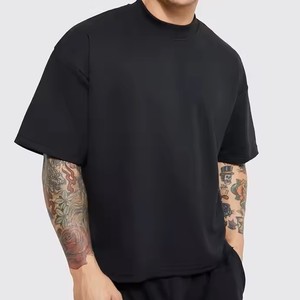 Chemise à Manches Courtes en Coton Biologique en Multi Couleurs Mode Unisexe 300gsm Oversize Heavyweight pour Hommes de la Plus Haute Qualité pour Hommes - Product Image 3