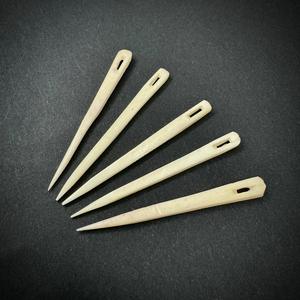 Aguja de Bordar de Cuerno de Búfalo, Aguja de Bordar Puntiaguda para Lana y Hilo, Accesorio de Costura Duradero para Tufting y Costura - Product Image 6