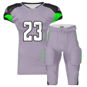 Prix de gros 100% polyester dernière conception maillot de football américain nouveau style uniforme de football américain à séchage rapide pour les jeunes - Product Image 2