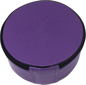Estuche para Gorra de la Corona del 33º Grado del Rito Escocés Masónico, Morado (Cruz de Salem Bordada en Dorado), Caja para Transportar el Sombrero - Product Image 2