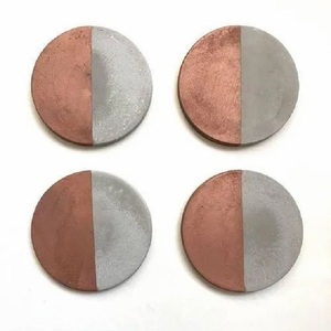 Cheap Bulk Laser Engrave <b>Black</b> Rought Marble Wood <b>coaster</b> Mat Slab Half Personalized Marble <b>Coasters</b> with Holders Stone <b>Coaster</b> - Product Image 5