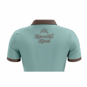 Premium Custom Knitted Luxury for Shirts with Printed Pattern Quick Dry Polyester Short Sleeve Button-<b>Down</b> Casual Design - Product Image 4