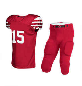 2025 Uniforme de fútbol americano Jerseys Nuevos diseños con mangas cortas transpirables de talla grande - Product Image 4