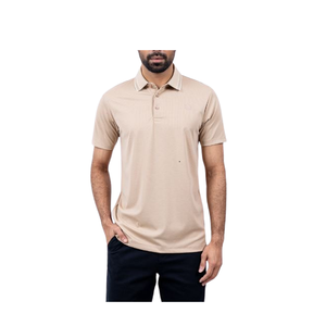 Chemise tricotée personnalisée pour homme, style business décontracté, 100 % coton, manches courtes, couleur unie, 220 g, design personnalisé, faible MOQ - Product Image 3