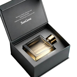 Caja de Perfume Profesional con Logotipo Personalizado OEM, Caja de Regalo Rígida de Cartón Estilo Libro - Product Image 4