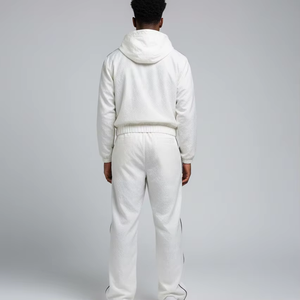 ชุดวอร์มผู้ชายผ้าฟลีซหนานุ่มพิเศษสำหรับฤดูหนาว ผ้าฝ้ายแท้ 100% เนื้อเฟรนช์เทอร์รี่ 220 GSM คุณภาพพรีเมียม - Product Image 5