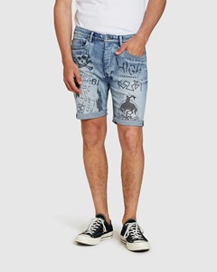 กางเกงขาสั้นผ้ายีนส์วินเทจระบายอากาศสีน้ำเงินของผู้หญิงชุดชายหาดผ้าฝ้าย100% ขาดเป็นรอยขาดสำหรับฤดูร้อน - Product Image 3