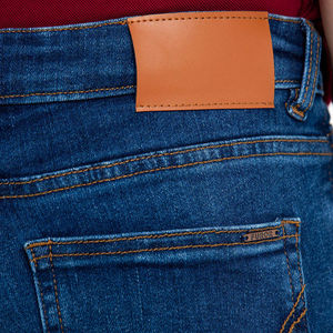 Último Diseño, Jeans Casuales para Hombre, Transpirables, Rectos, Lavado Medio, Ajuste Slim, Servicio Personalizado OEM - Product Image 4