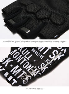 Gant de moto en cuir respirant Gants de moto de course de vélo avec écran tactile pour hommes - Product Image 6