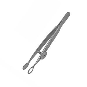 Forceps de Chalazion en acier inoxydable de 100 mm 8 mm, instrument chirurgical ophtalmique, forceps de Chalazion de Lambert - Product Image 3