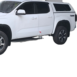 อุปกรณ์เสริมหลังคาแข็งแบบกระจกคงที่ รุ่นใหม่ปี 2024 สำหรับรถกระบะ VW Amarok พร้อมช่องหน้าต่างเลื่อน สีดำ หรูหรา สำหรับตกแต่งภายนอกรถกระบะ - Product Image 3