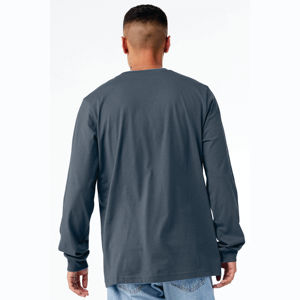 Camiseta de manga larga unisex-Vintage Navy, 100% Airlume Cotton, 4,2 oz - Product Image 2