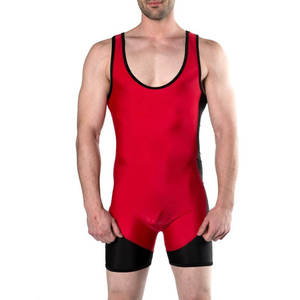 Camiseta de lucha libre para hombre sin mangas ajustada ligera y transpirable para entrenamiento y partidos - Product Image 1