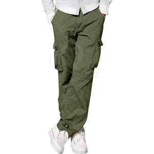 Pantalon cargo pour homme d'inspiration utilitaire, design de poches élégant, coupe confortable, idéal pour les voyages, les tenues décontractées et les aventures en plein air - Product Image 2