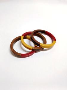 กำไลข้อมือเรซินหลากสีสุดอินเทรนด์กำไลข้อมือแบบหนากำไลข้อมือแบบแปลกกำไลข้อมือเรซิ่นพื้นผิวหินอ่อนสีน้ำตาลเครื่องประดับของขวัญ - Product Image 5