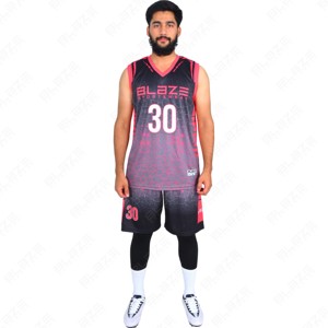 Maillots et gilets de basket-ball personnalisés imprimés d'été de grande taille-Vêtements de sport respirants à séchage rapide - Product Image 2