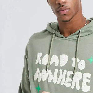 Venta directa de fábrica 100% algodón polar Puff estampado sudaderas con capucha para hombres ropa térmica de invierno con precio al por mayor - Product Image 3