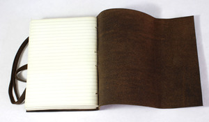 Bloc-notes quotidien relié antique Cahier d'écriture de journal en cuir antique Cahier de journal en cuir vintage - Product Image 6