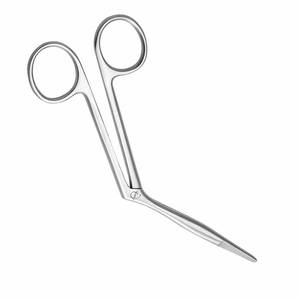 Ciseaux nasaux de qualité chirurgicale Finition de 18 cm Lame en acier inoxydable allemande coudée polonaise Ciseaux nasaux en carbure de tungstène - Product Image 5