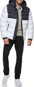 Abrigos de invierno de moda superventas para hombre, chaqueta acolchada de béisbol acolchada de algodón personalizada, tela de lona - Product Image 2