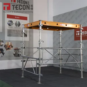 Treillis en Aluminium TECON pour cadre de Construction en béton avec des normes européennes en contreplaqué comme PERI