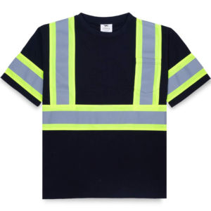 Chemises polo de sécurité à bandes réfléchissantes 3M, vêtements de travail réfléchissants, hauts de travail à manches courtes - Product Image 3