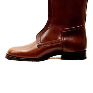 Bottes d'équitation en cuir écologiques de haute qualité, vente en gros de bottes d'équitation en cuir de qualité supérieure - Product Image 6