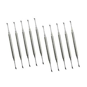 Juego de 10 herramientas de diagnóstico Mango hueco Diente Tarter Escalador izquierdo Instrumentos ortopédicos de acero inoxidable CE Aprobado Manual Clase I - Product Image 1