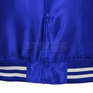 Chaqueta Universitaria de Satén de Moda con Cuello Alto y Logotipo Frontal, Ligera y Ecológica para Invierno, MOQ Bajo - Product Image 6