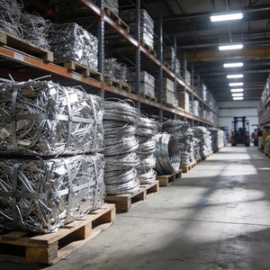 Déchets de fil d'aluminium 6063 de qualité industrielle, pièces de fil propres et brillantes pour la fonderie et la fabrication d'alliages - Product Image 6