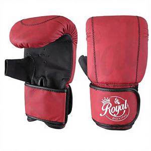 Guantes de Entrenamiento de Boxeo de Medio Dedo con Logotipo Personalizado, de Cuero, para Boxeo, MMA, Sparring, Grappling, Muay Thai, Entrenamiento de Golpeo - Product Image 1