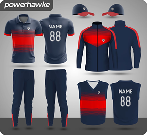 Ensemble d'uniformes de cricket avec logo personnalisé, nom d'équipe, taille, col uniforme de cricket, maillot et pantalon, nouveauté 2024 - Product Image 2
