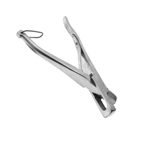 Reusable Stainless Steel <b>Veterinary</b> <b>Instrument</b> for Hog Ear Notcher V Shape - Product Image 1