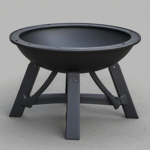 Brasero de Metal de Estilo Rústico para Jardín y Terraza, con Aspecto Tradicional y Calefacción Potente - Product Image 1