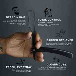 Juego de Instrumentos de Afeitado de Doble Filo de Acero Inoxidable para Barbería, Venta al por Mayor 2026 - Product Image 3