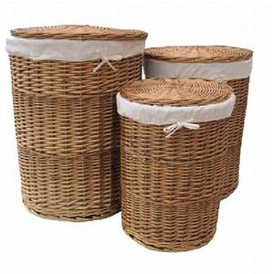 Panier à linge innovant en rotin rond naturel avec couvercle ouvert, pratique pour le rangement, catégorie de produit : sac à main - Product Image 2