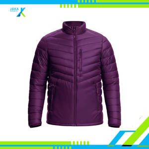 Men's Lightweight Woolen Puffer Jacket Stand Collar Winter Quilted Insulated Water Repellent Front Hooded Travel <b>Camping</b> Outdoor - Product Image 6