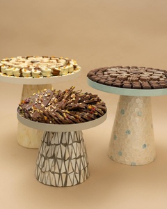 Alta calidad, buen precio, soporte de cacao de nácar, bandeja para servir Ramadán Eid, vajilla hecha a mano de Vietnam - Product Image 3