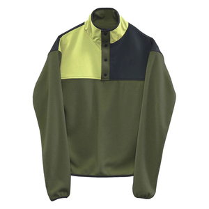 Jersey de lana con media cremallera de gran tamaño para hombre personalizado de alta calidad, suéter de lana en blanco de peso pesado para invierno - Product Image 1